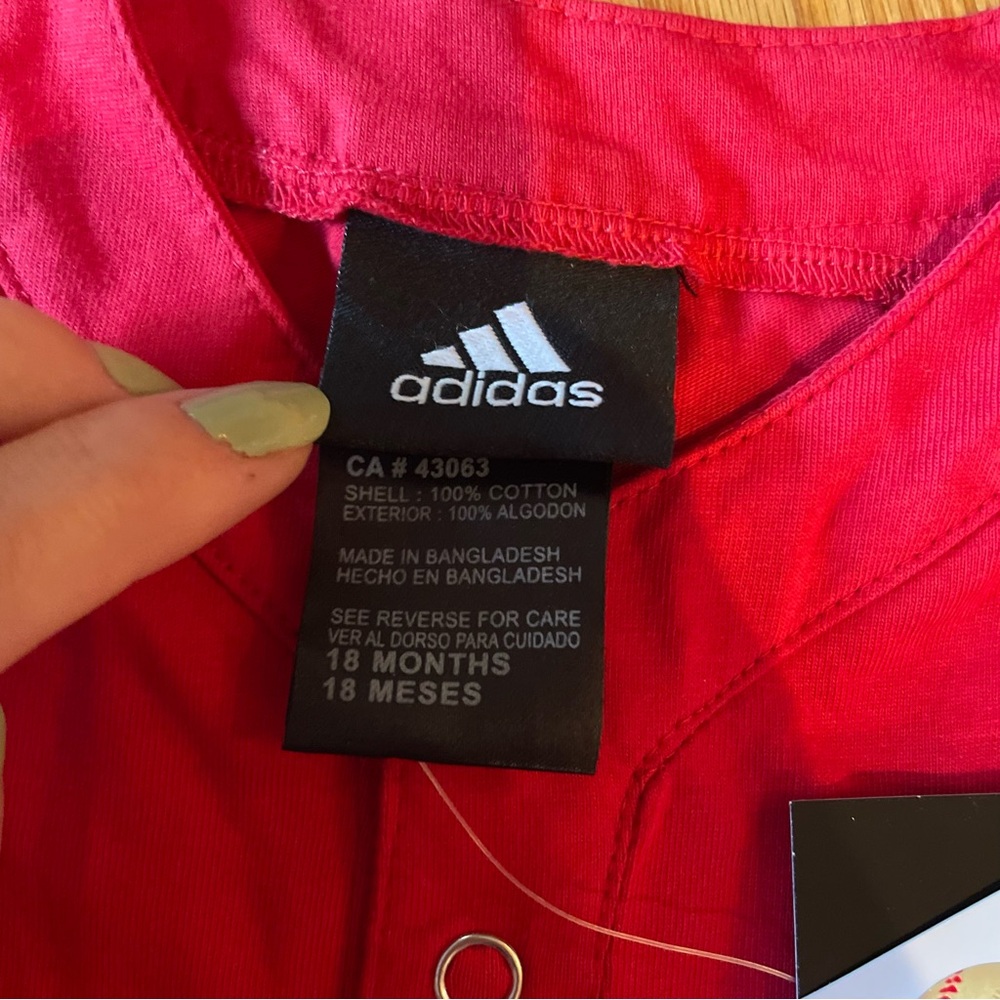 18m NWT Adidas St Louis Cardinals romper MLB Major League Baseball. - Picture 2 of 8